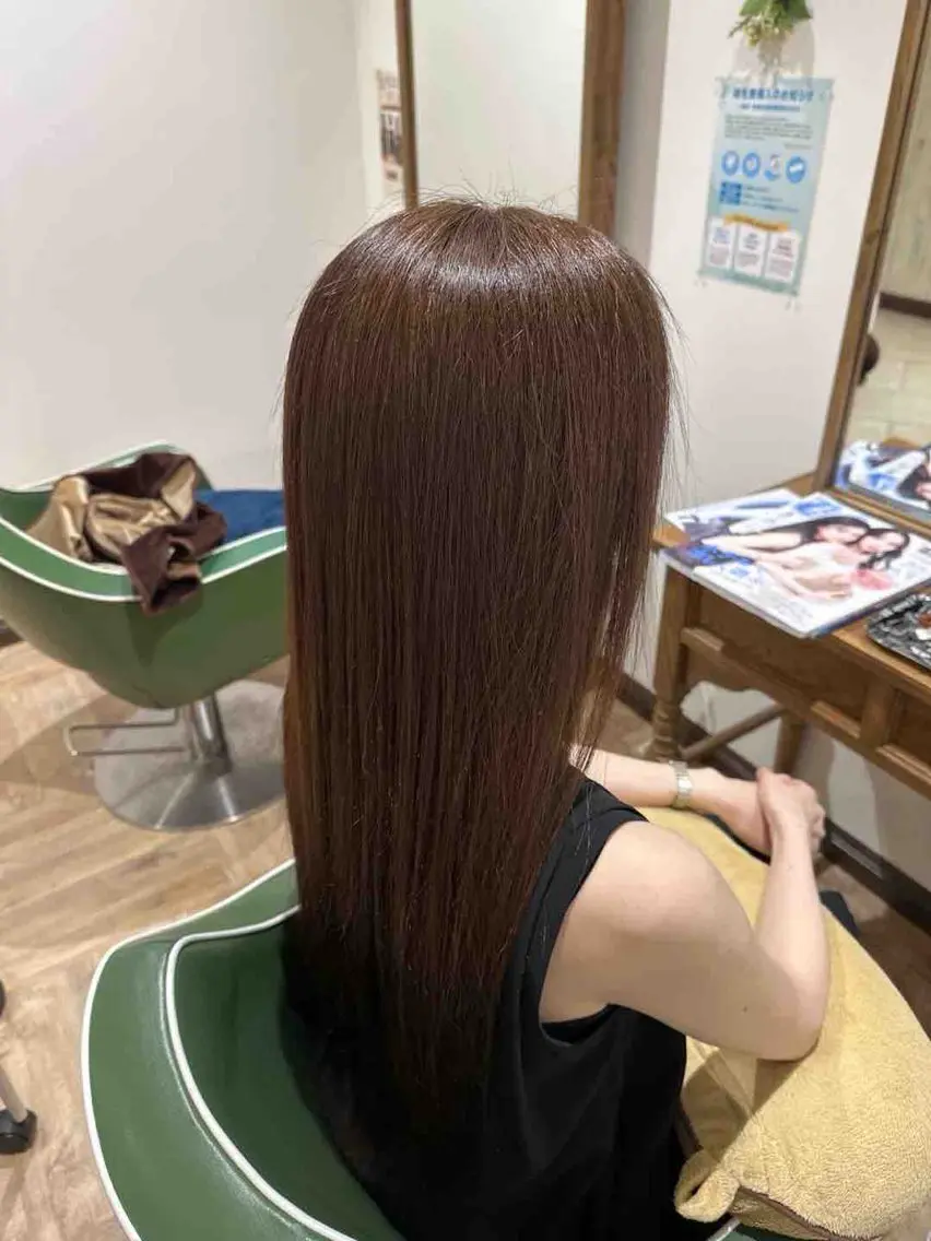 カラー ヘアカラー 光未 カラーモデル募集⭐️のヘアスタイル