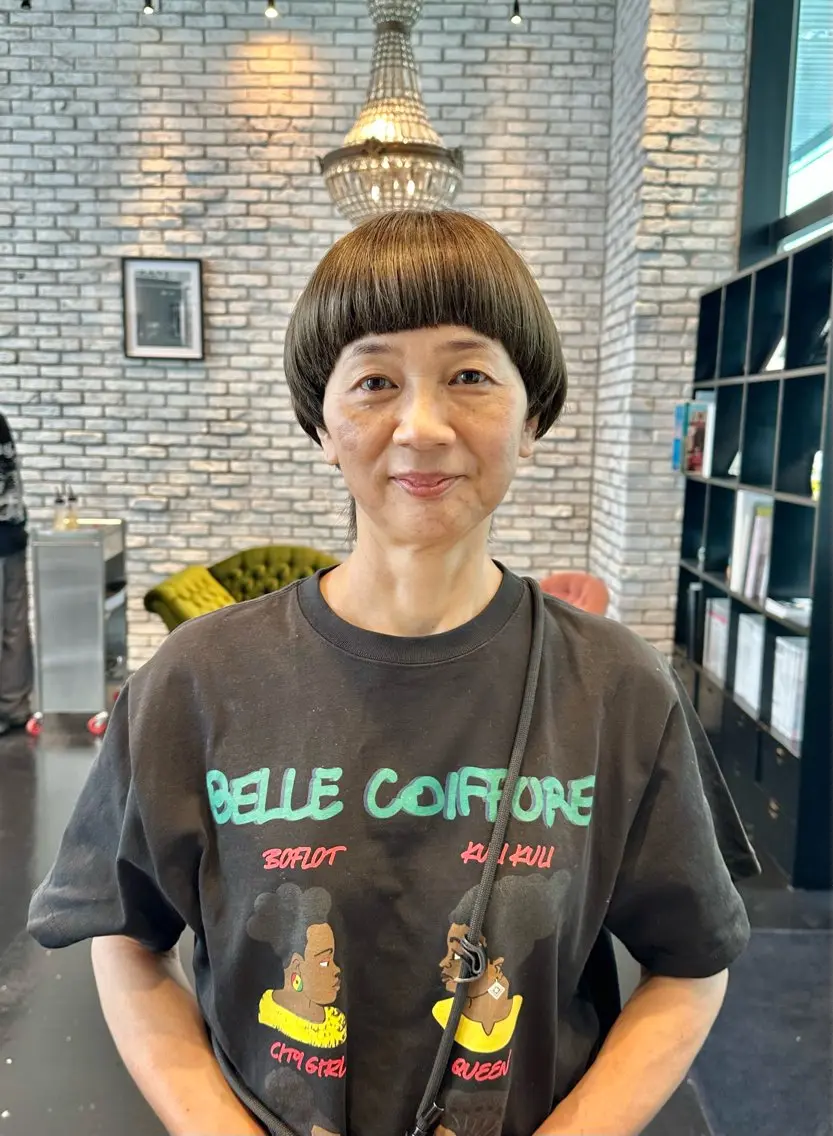 ショート カラー ブラウンカラー オリーブブラウン ショートヘア カット ヘアカラー トリートメント MEG ✨のヘアスタイル