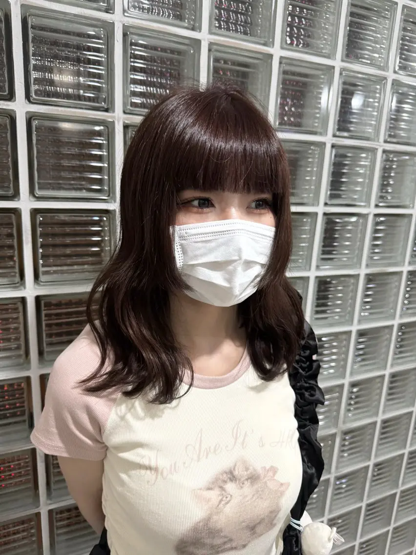 ミディアム カラー ヘアアレンジ ブリーチ ブラウンカラー インナーカラー 似合わせカット 梅田トレンドレイヤー RISA🎀💕のヘアスタイル