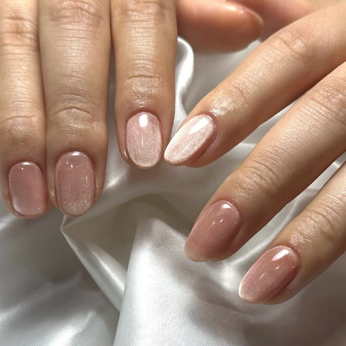 💫hand オフあり マグネットネイル（ケア代別）...フラッシュやミラーに変更可の写真