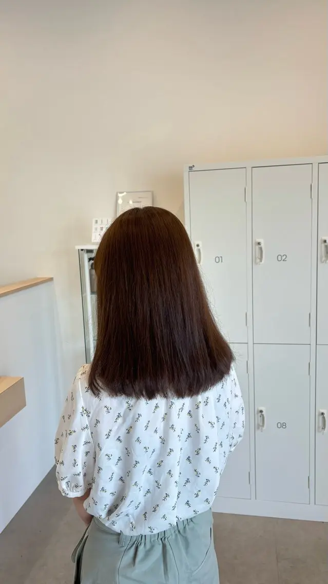 ミディアム カラー カット ヘアカラー Agu. / KAEDEのヘアスタイル