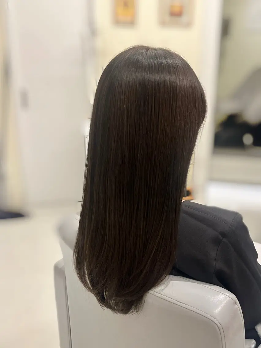 ロング カラー トリートメント カット ヘアカラー トリートメント 髪質改善/縮毛矯正 艶髪🔥高杉のヘアスタイル