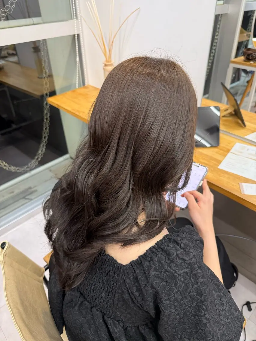 セミロング ヘアカラー トリートメント ゆうが /銀座美容師のヘアスタイル