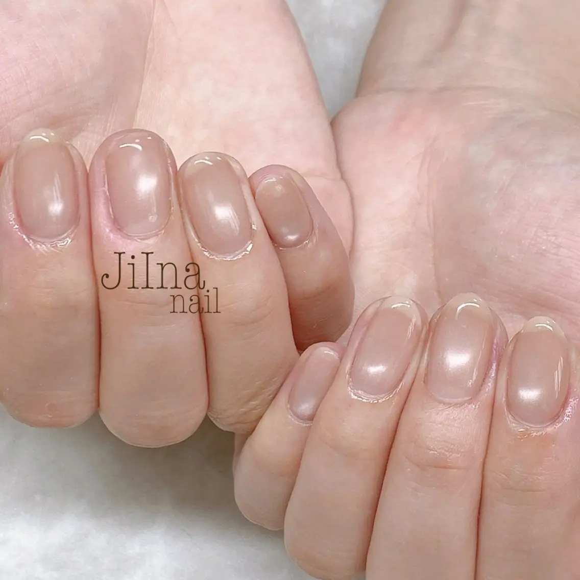 ネイル マグネットネイル マグネットワンカラー ワンカラーネイル JiIna nailのネイルデザイン