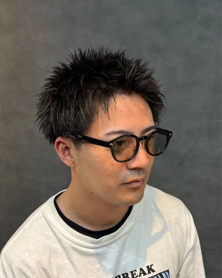 ショート メンズ カット メンズ特化 宮崎大弥のヘアスタイル
