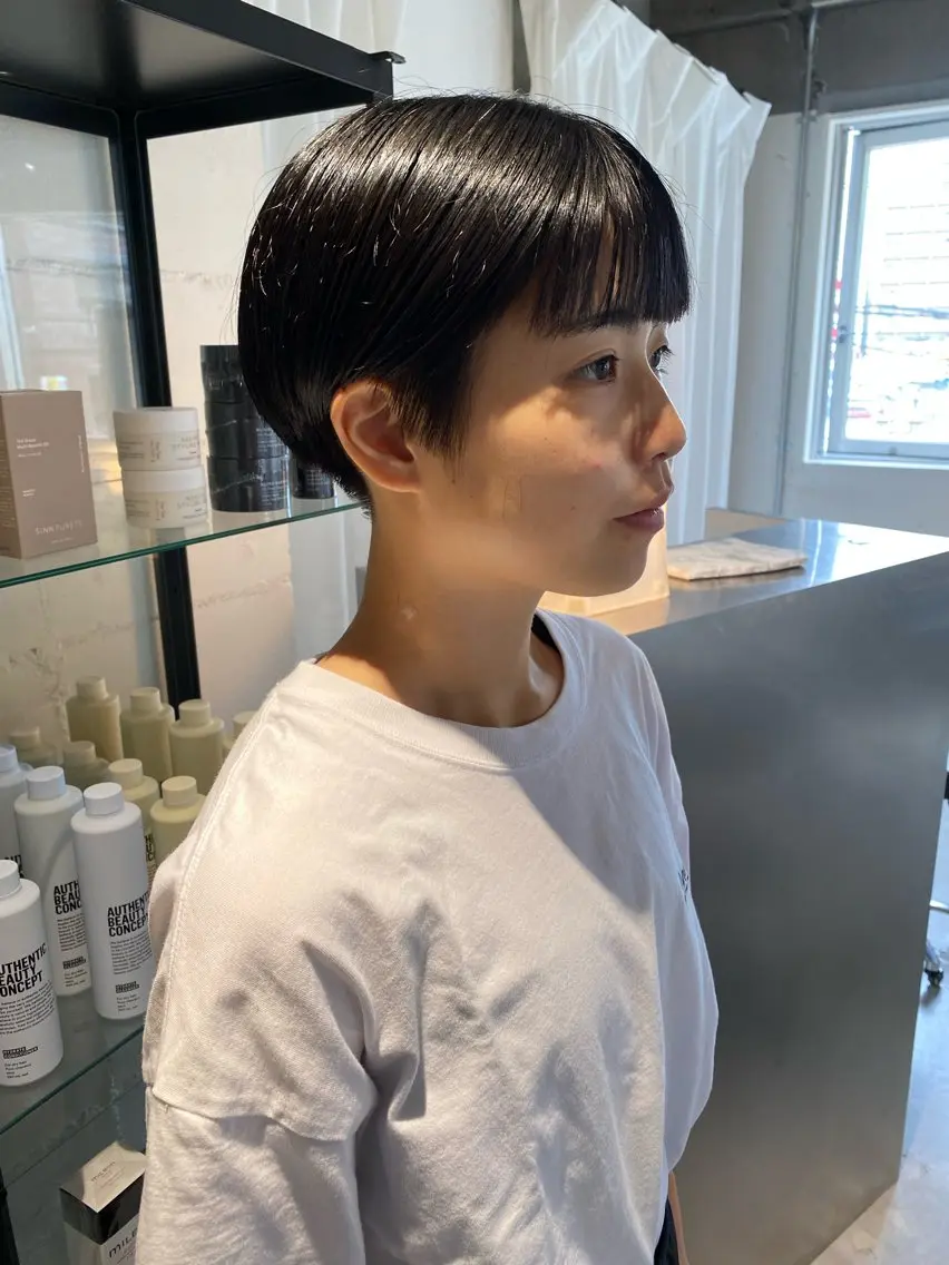 ショート ショートヘア 聖 来のヘアスタイル