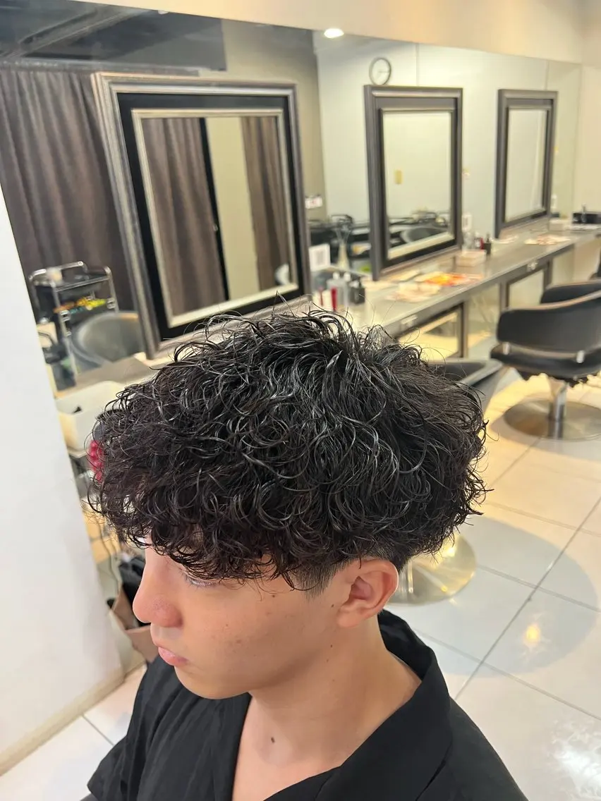 パーマ メンズ カット パーマ パーマ特化美容師 茂木広幸のヘアスタイル
