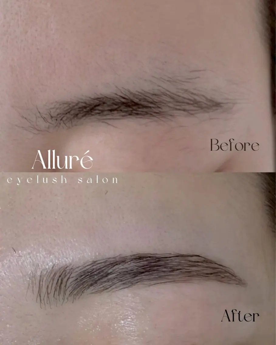 アイブロウ ワックス脱毛 Allure 【アリュール】のマツエク・マツパデザイン