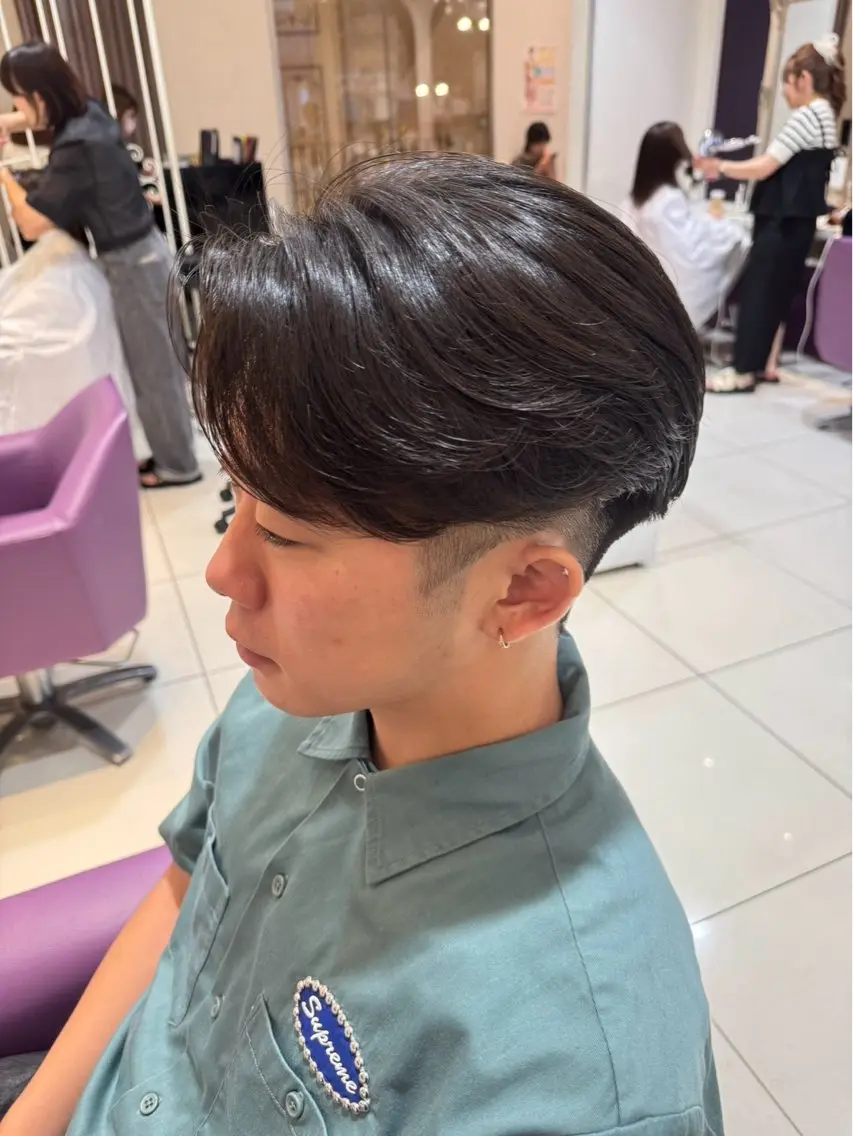 パーマ メンズ 玉置 晴太郎のヘアスタイル