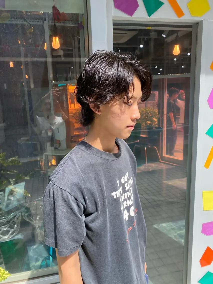 ショート パーマ トリートメント スパイラルパーマ カット パーマ トリートメント Riganuts王子 Hayato✂︎のヘアスタイル
