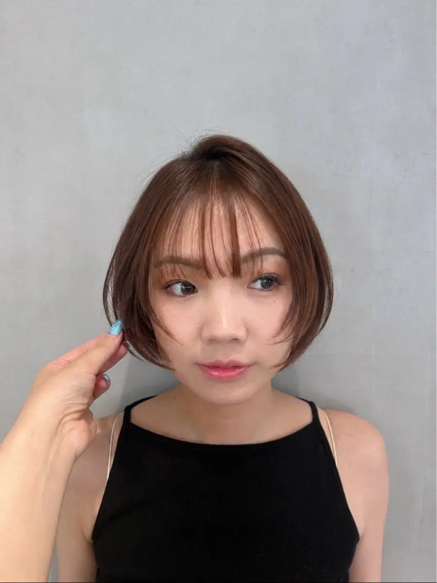 ショート カット トリートメント ヘッドスパ ヘアセット miko🪽地毛風/ ハイトーン/レイヤーのヘアスタイル
