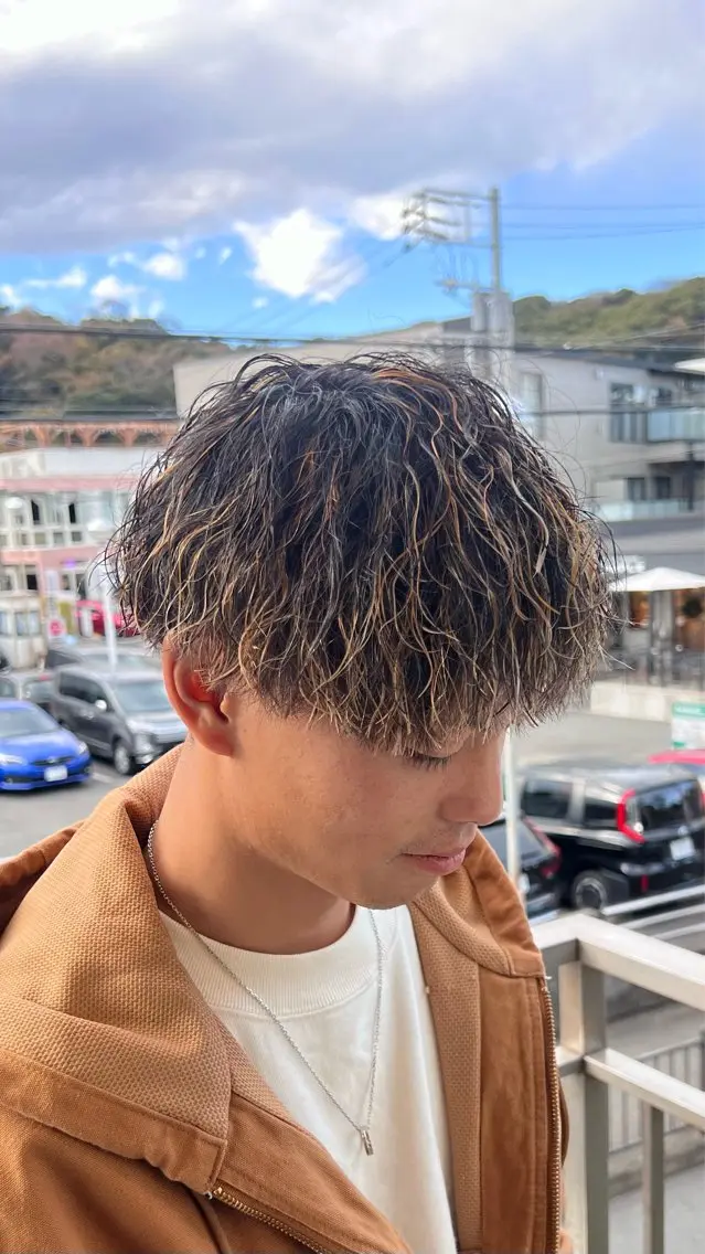 【メンズ人気NO.2】カット＋ツイストスパイラルパーマ🌀🌀の写真
