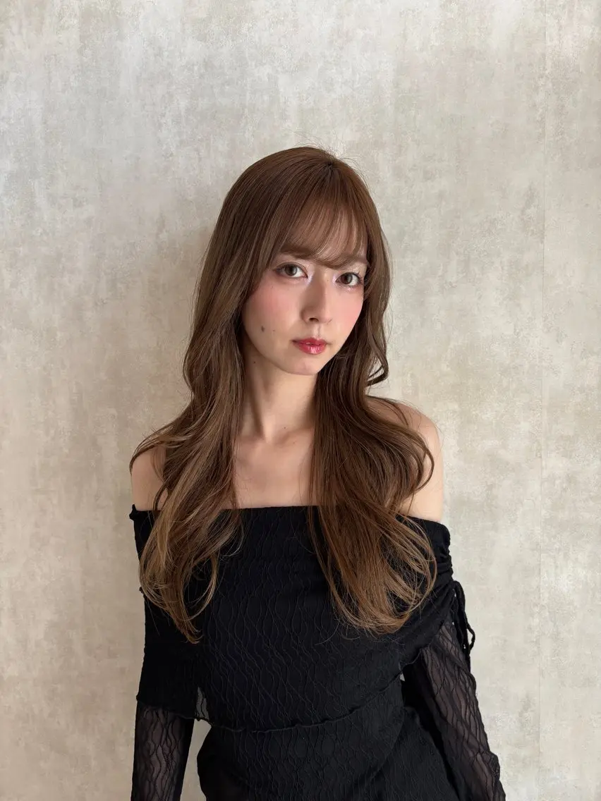 ロング カラー 🩵似合わせカット SEIRA🩵のヘアスタイル
