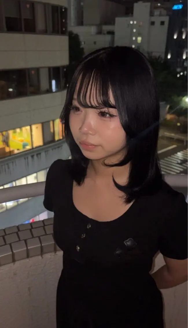 セミロング ヘアカラー 小林 とものヘアスタイル