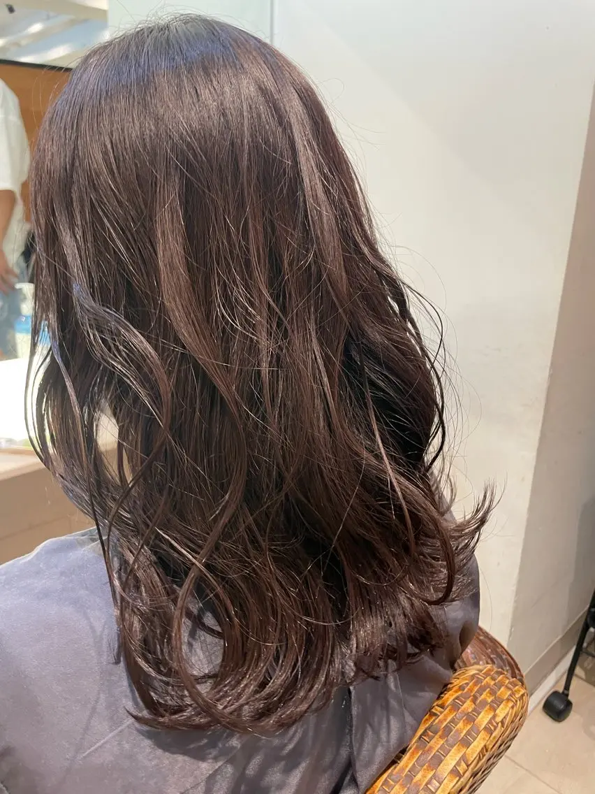 セミロング パーマ あ あのヘアスタイル