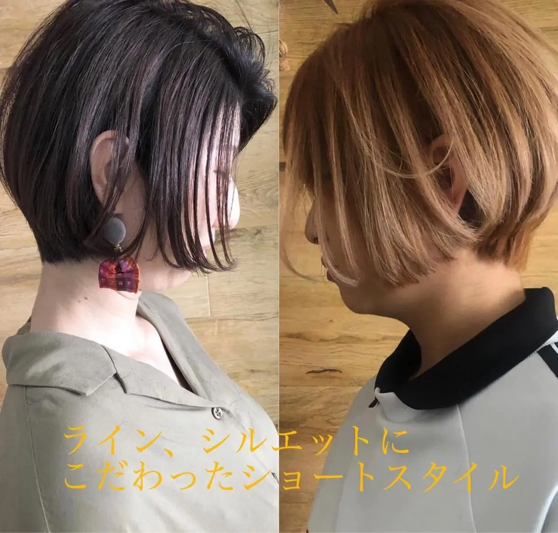 ショート カラー ショートボブ ボブ ショートヘア テトネ タカシのヘアスタイル