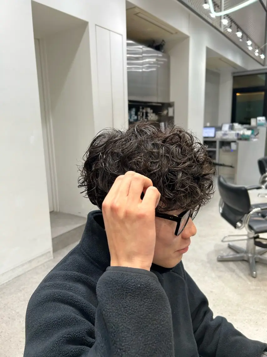 メンズ パーマ支持率⭕️春山 凜乃介のヘアスタイル