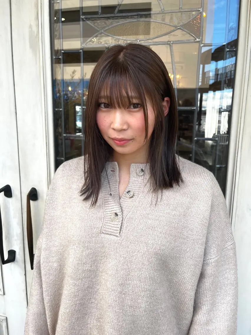 ミディアム 野久保 翔万のヘアスタイル