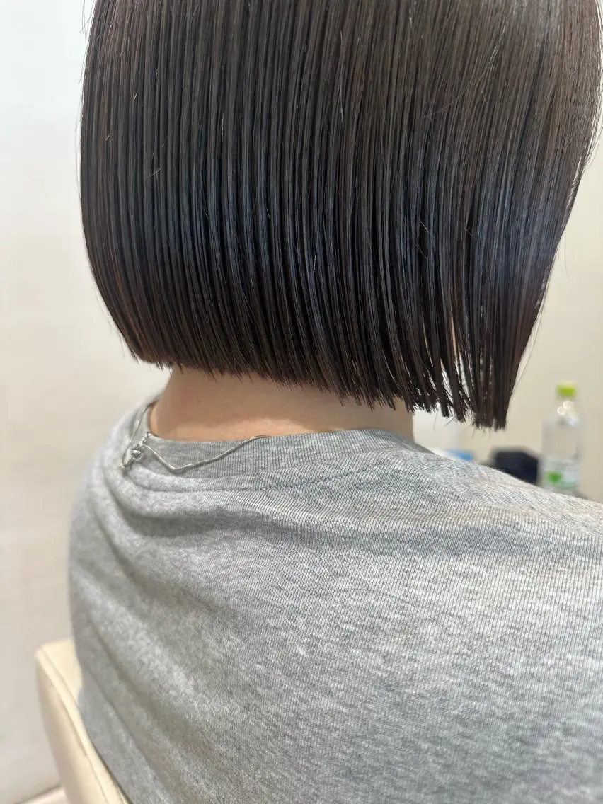 ミディアム カット 松下仁美 /切りっぱなしボブのヘアスタイル