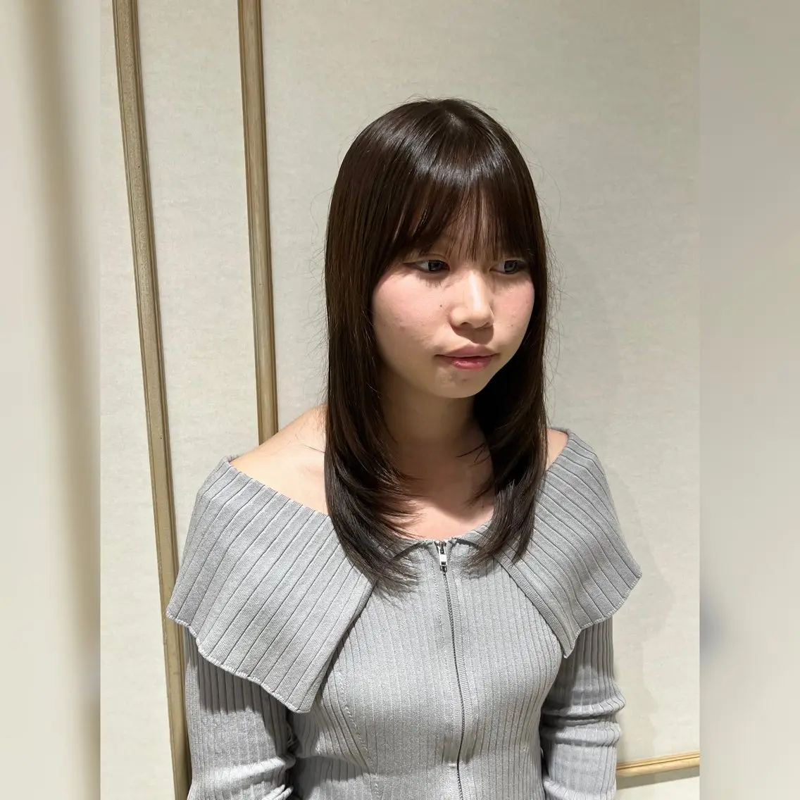 ミディアム カット トリートメント 似合わせレイヤー/ 髪質改善/長瀬叶翔のヘアスタイル