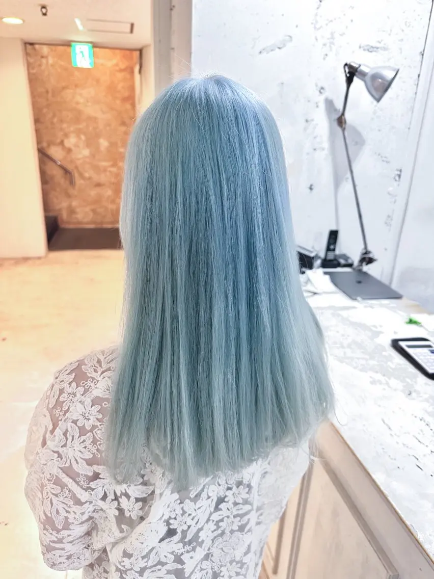 セミロング カラー ヘアカラー トリートメント 【透明感カラー】💠 TETSUのヘアスタイル