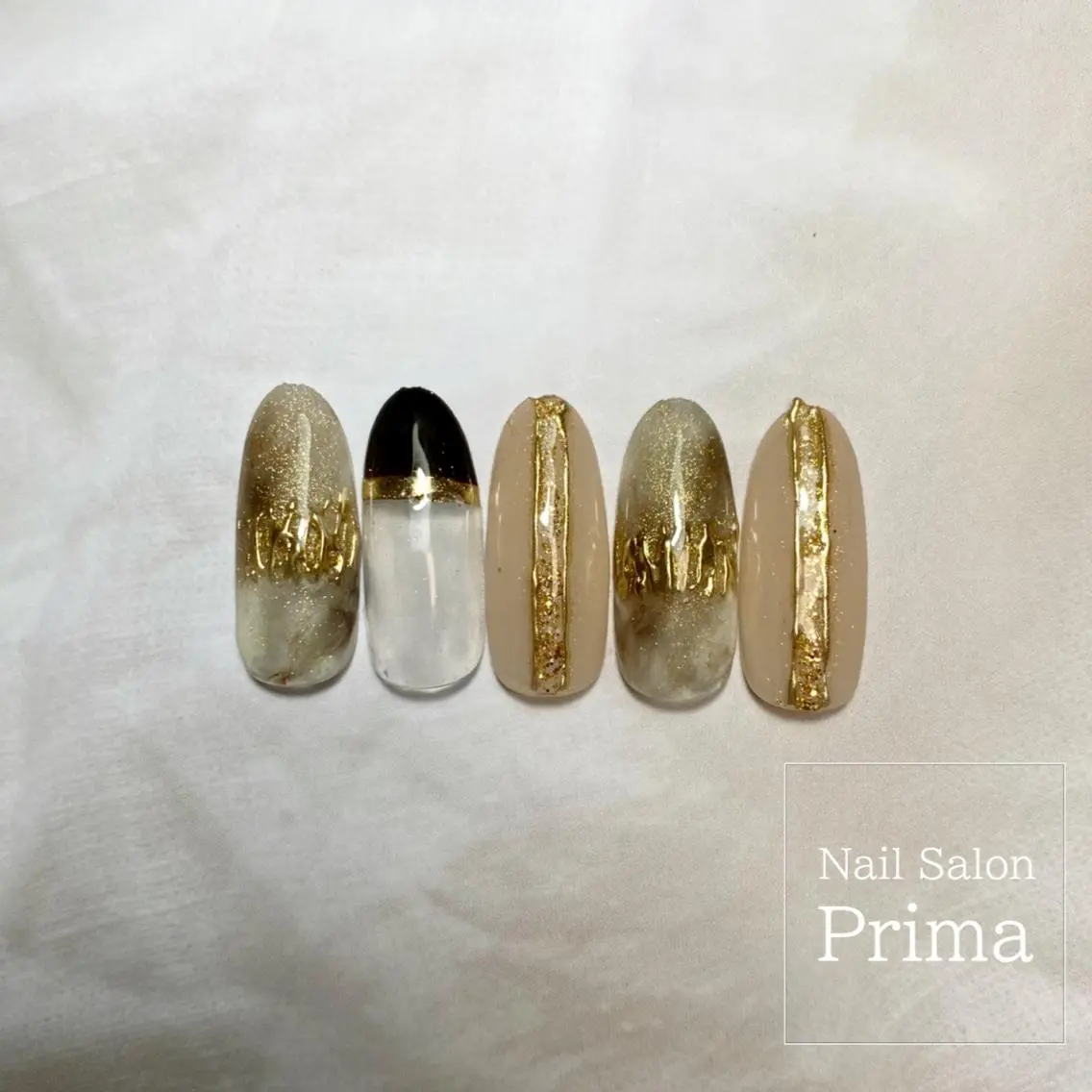 ミディアム ネイル SalonPrima 西院Nail&Eyeのネイルデザイン