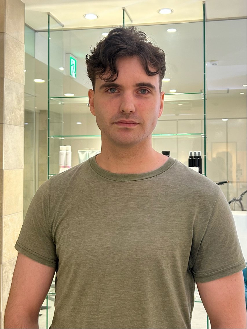 ショート メンズ メンズパーマ カット 荒井 英のヘアスタイル