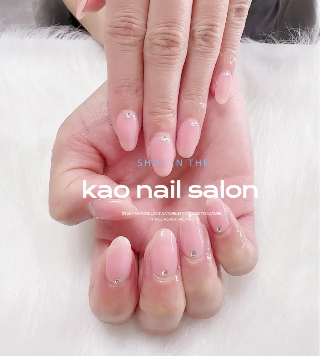 ネイル ハンドネイル kao nail マグネット/長さだしのネイルデザイン
