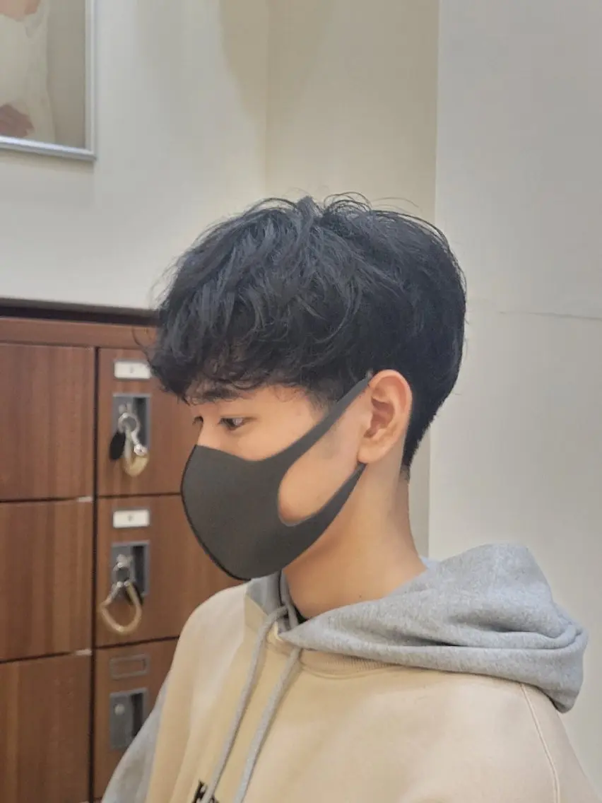 メンズ マッシュ メンズパーマ 渡辺将功のヘアスタイル