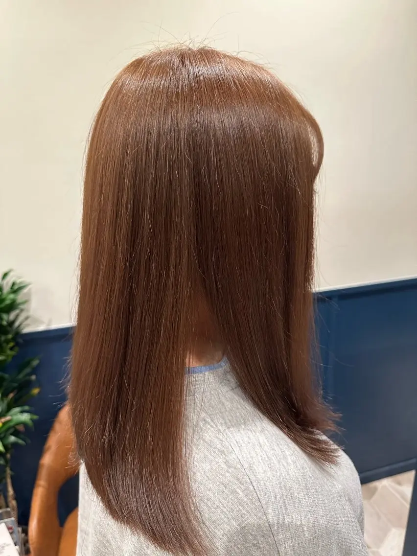 セミロング Tanaka misakiのヘアスタイル