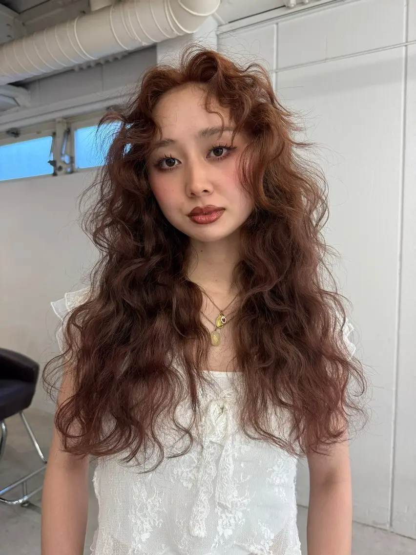 ロング カラー ヘアアレンジ ヘアカラー トリートメント 🦠デザインカラー/ 魚瀬あおい🦠のヘアスタイル