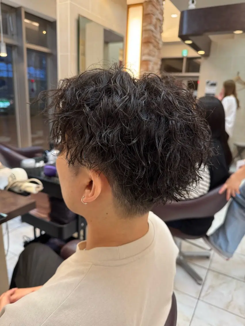 パーマ メンズ ⭐️メンズパーマ /カラー宮野翔のヘアスタイル