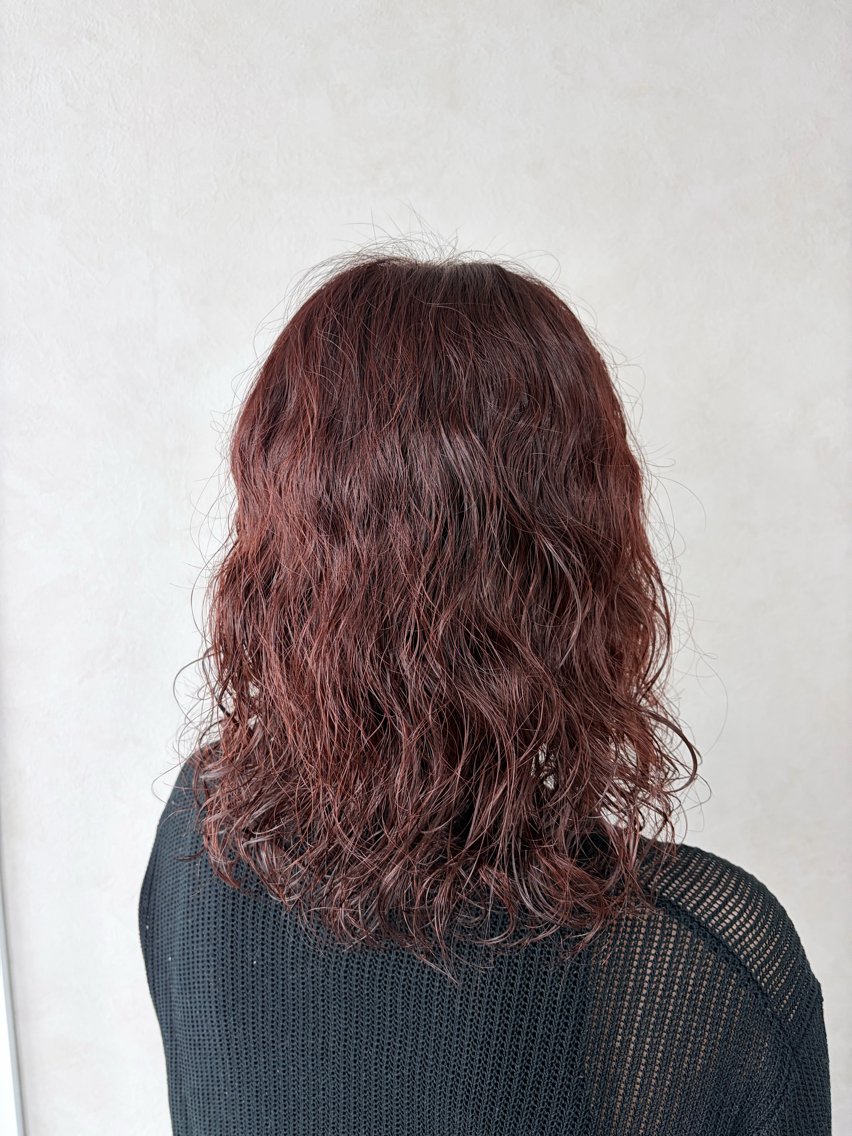ミディアム カラー パーマ パーマ 🌼似合わせカラー / Misaki🌼のヘアスタイル