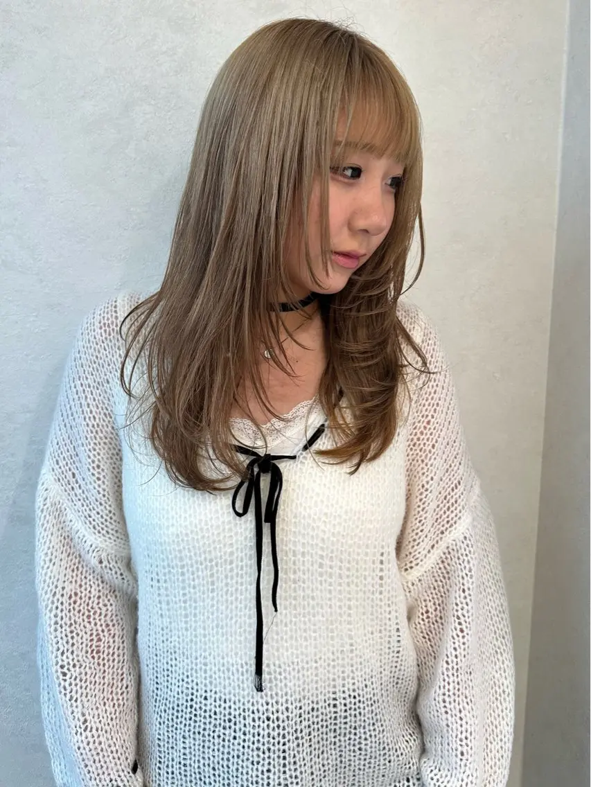 🤙🏾レイヤーカット➕ハイトーンカラーorダブルカラー➕クイックトリートメント🤙🏾の写真