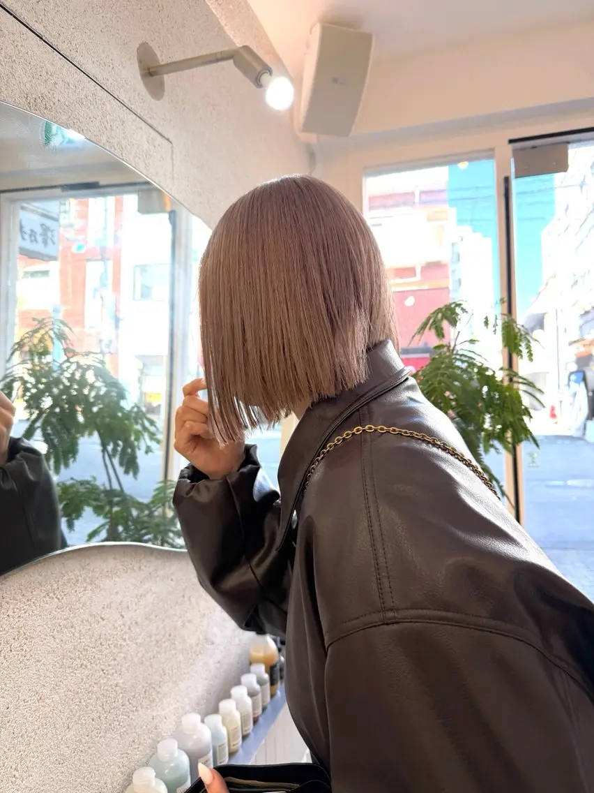 【ミニモ限定】カット+ブリーチカラー¥12500［ダブルカラー/ブリーチ］の写真