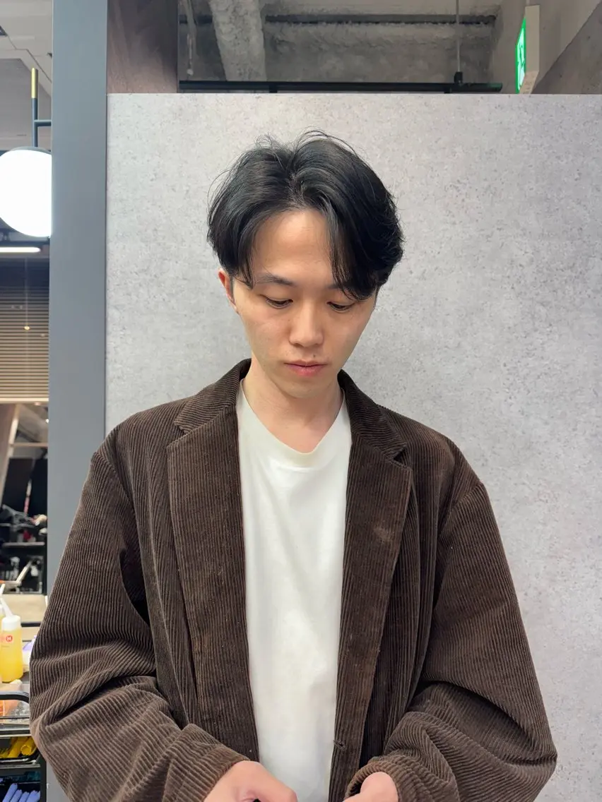 ショート パーマ メンズ メンズ韓国風 韓国風ヘア カット パーマ 早瀬裕之 パーマのヘアスタイル