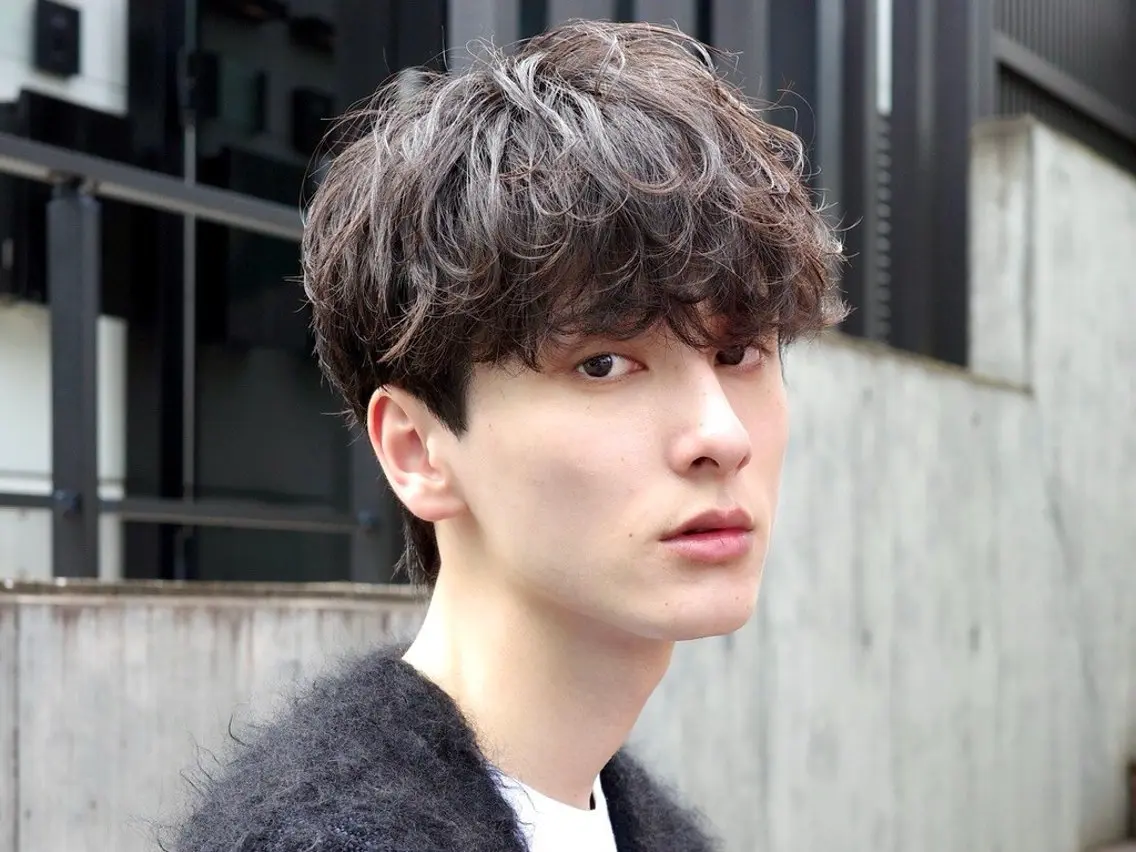 パーマ メンズ カット パーマ fifth 清水睦月のヘアスタイル