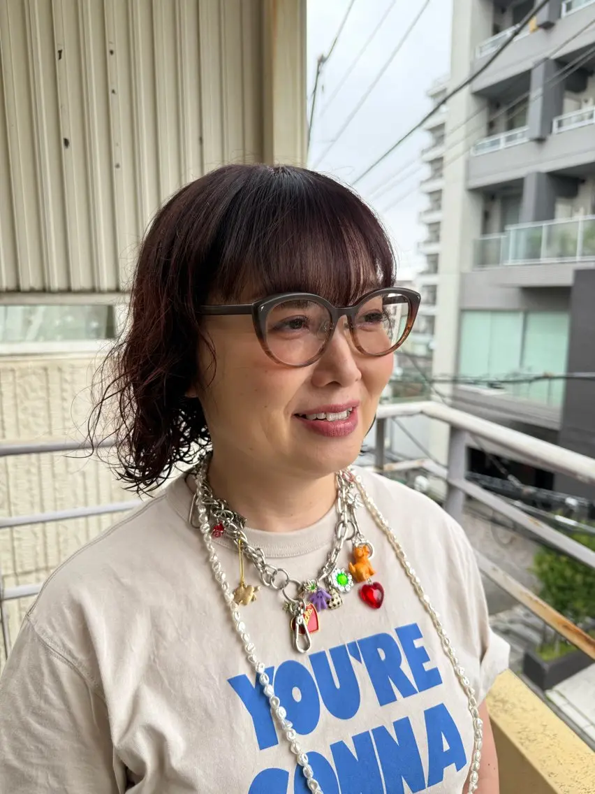 ミディアム パーマ ku rumiのヘアスタイル