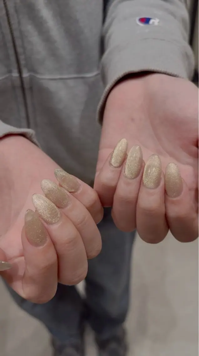 ネイル キラキラネイル マグネットネイル モンタナ nailのネイルデザイン