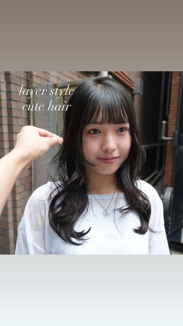 セミロング 髪質改善 レイヤーカット カット トリートメント 艶カラー/似合わせ /髙橋恵永のヘアスタイル