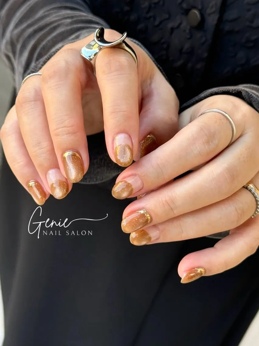 ネイル ぷっくりネイル ハンドネイル Nail salon Genieのネイルデザイン