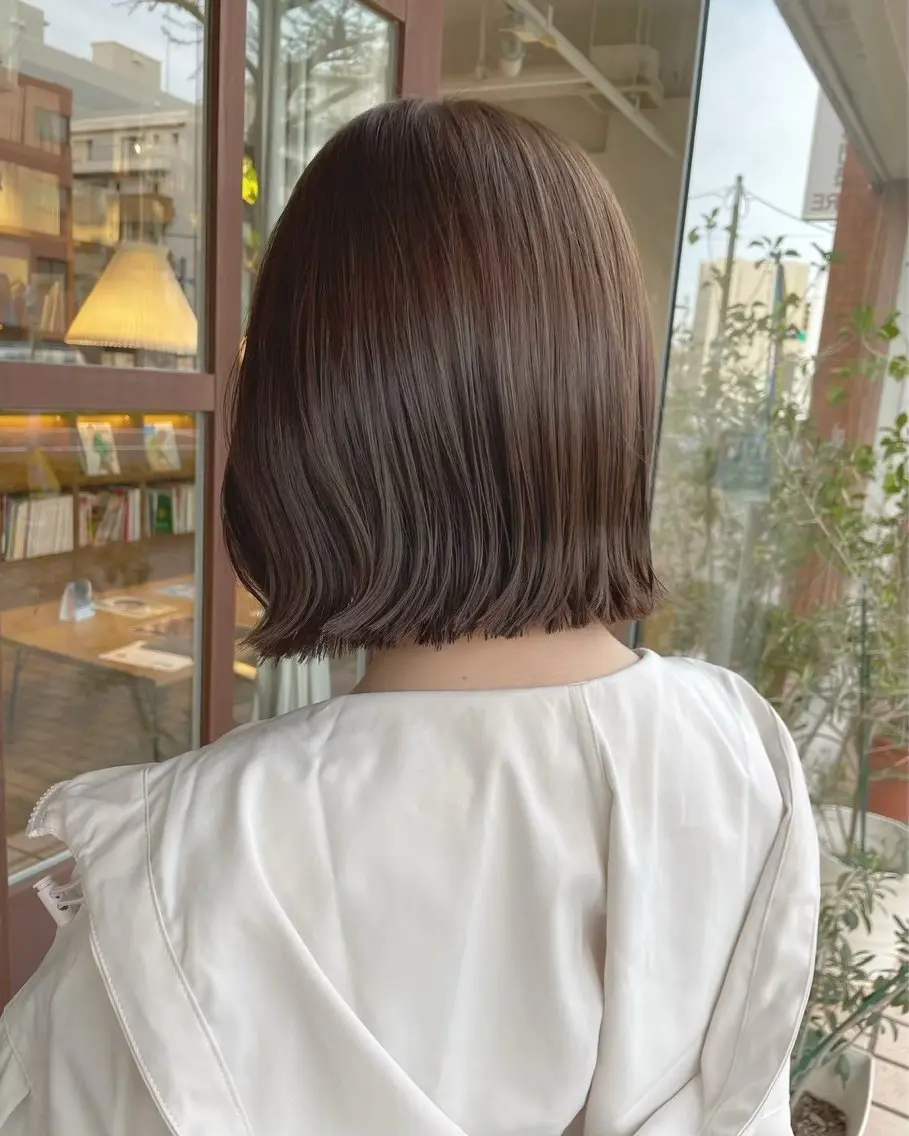 ミディアム qpulaあいみ 透明感カラーのヘアスタイル