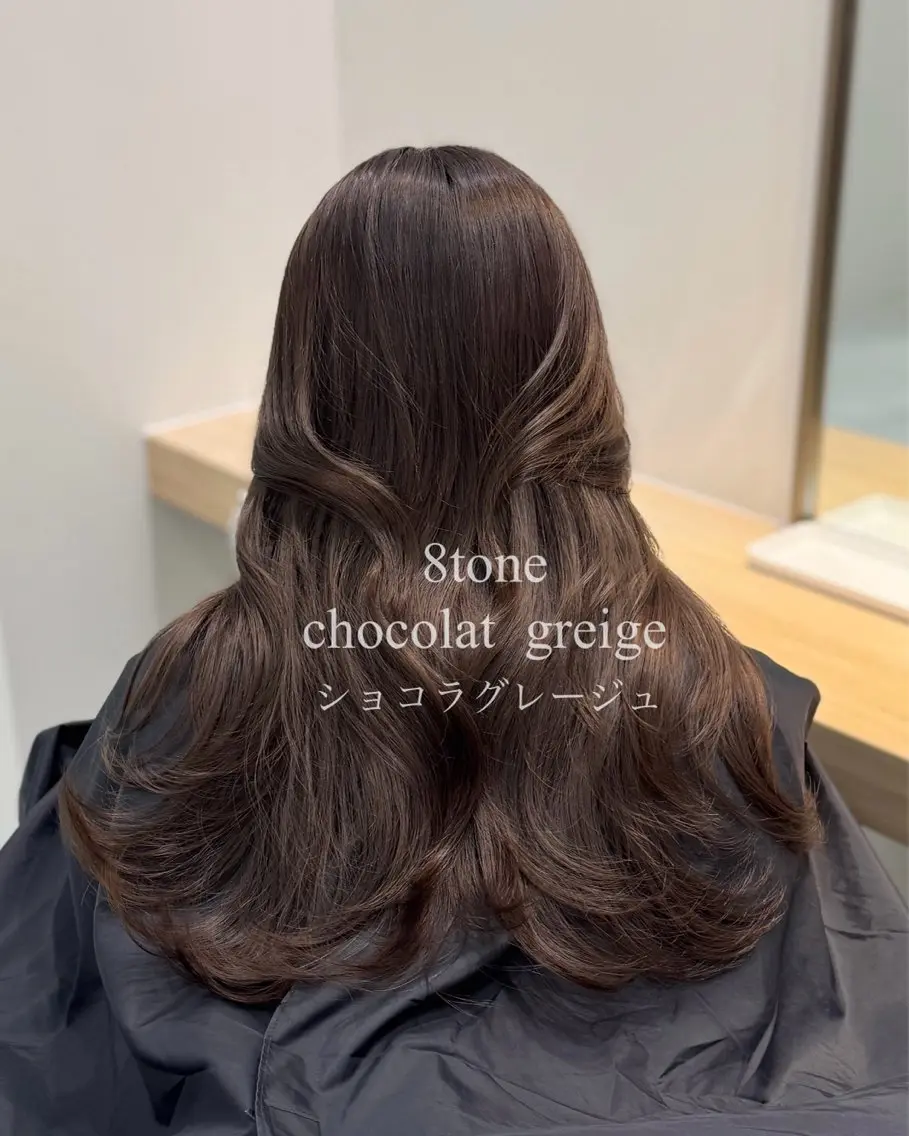 セミロング カラー 艶カラー/ヘアセット 着付け　ふうか　渋谷のヘアスタイル