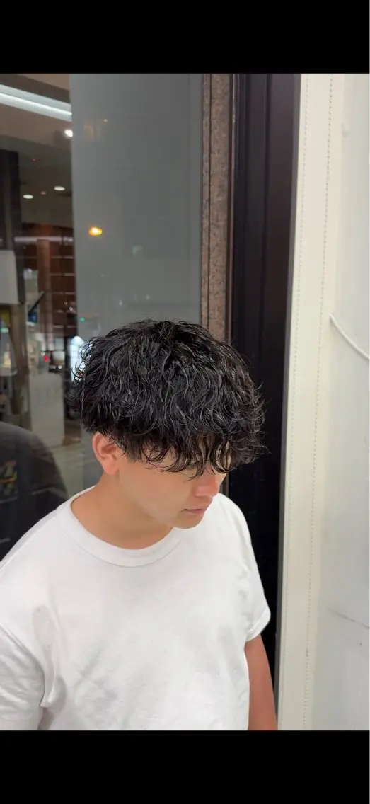 ロング パーマ カット パーマ 小芝涼介/レイヤー /メンズパーマ✂️のヘアスタイル