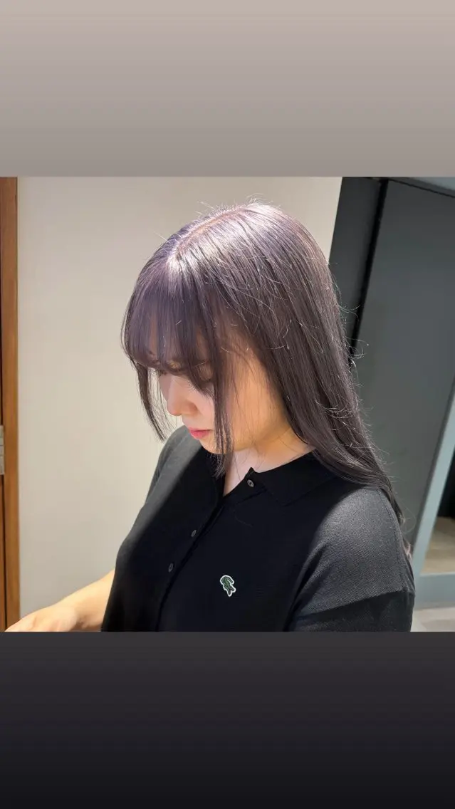 カラー ヘアカラー トリートメント 優梨💞 /透明感カラーのヘアスタイル