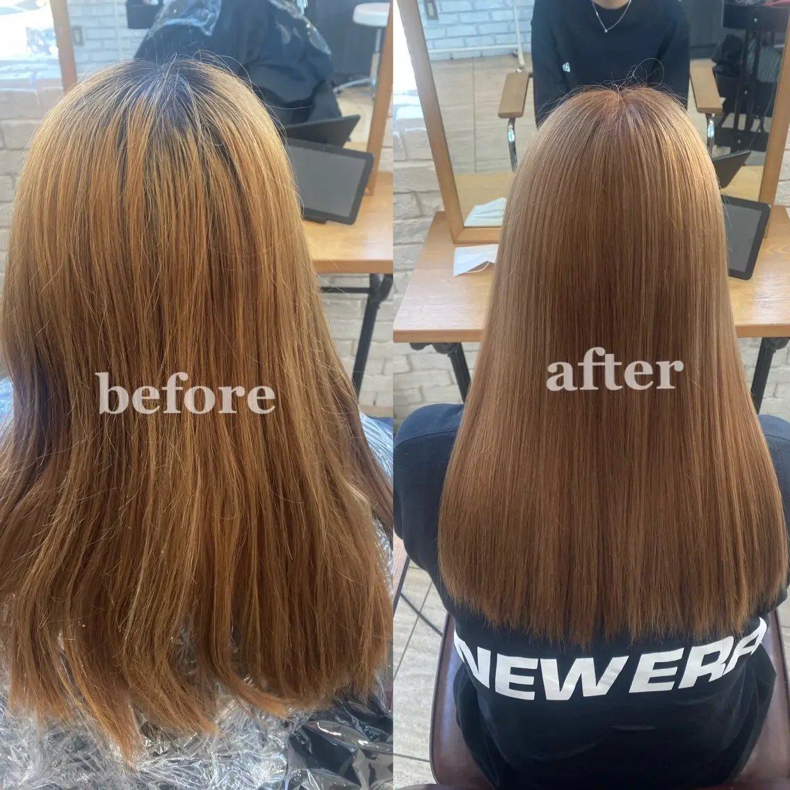セミロング ヘアカラー belle   / kaede🍁のヘアスタイル