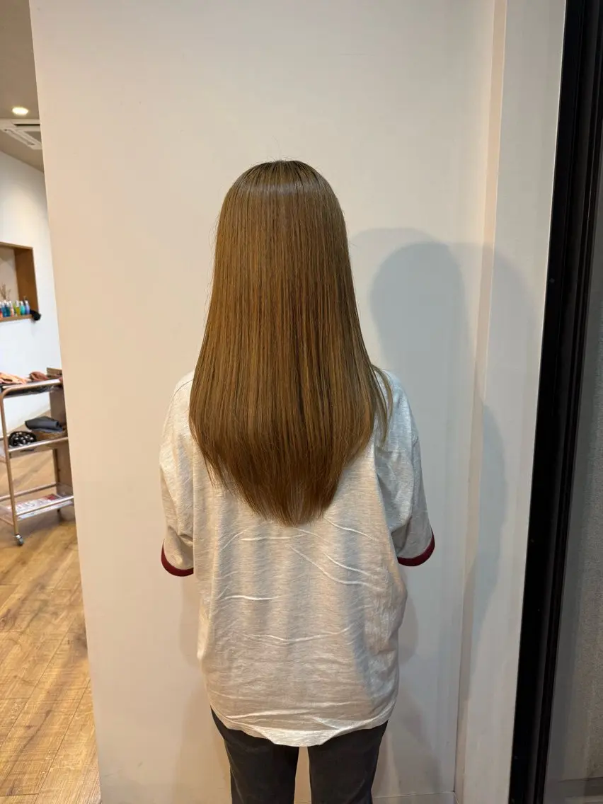 ロング カラー ロングレイヤー レイヤーカット ロング PERK🪽⋆.* sakiのヘアスタイル