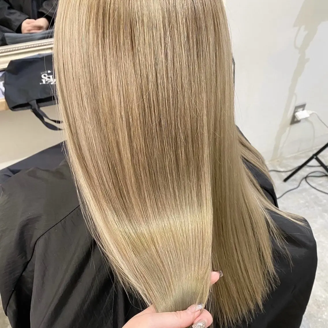 ロング トリートメント フェザーパーマ🌙 毛流れ yuzukiのヘアスタイル