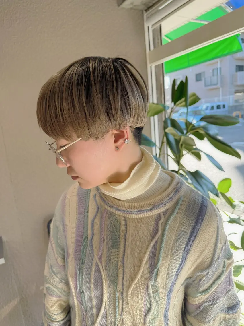 ショート 月200人を担当 💇♀️栗林のヘアスタイル