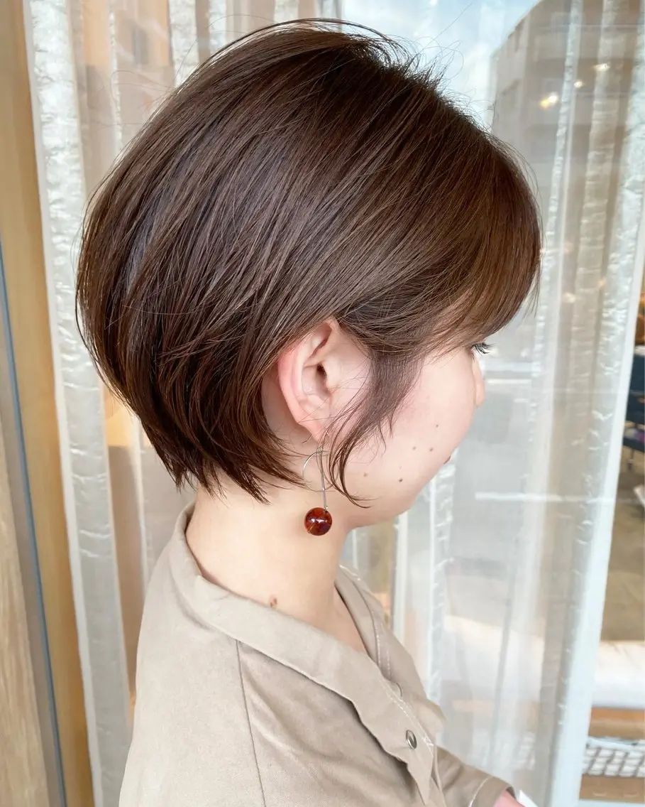 ショート 木村 萌香のヘアスタイル